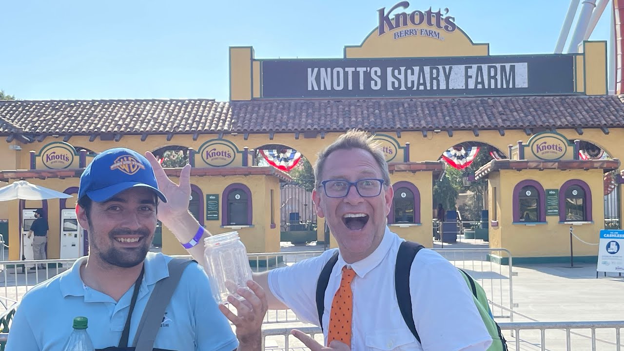 I Took A Disneyland Paris Cast Member To Knott's For His FIRST TIME You Won't Believe What He Loved