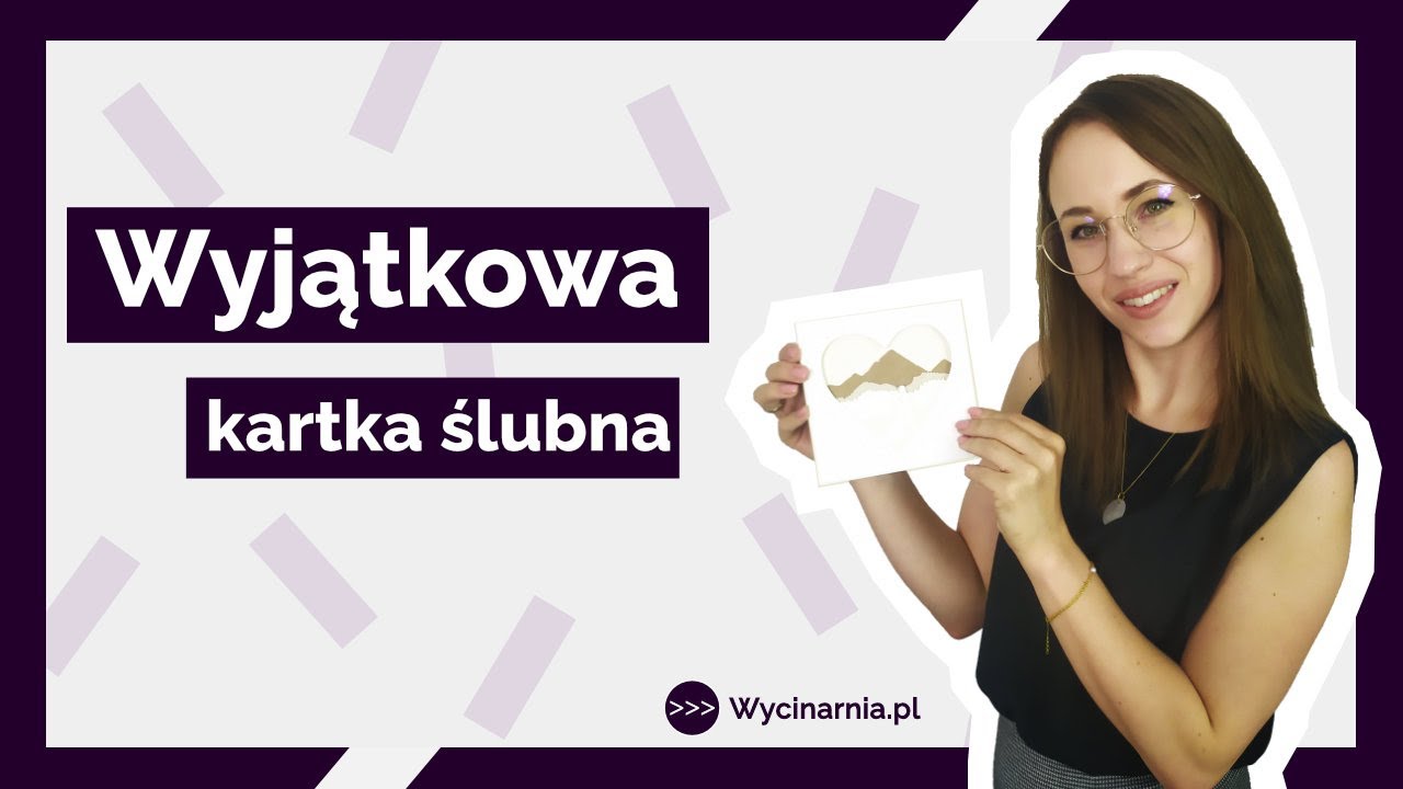 Warstwowa kartka ślubna z Portrait 3 ✂ Jak to jest zdobione #4