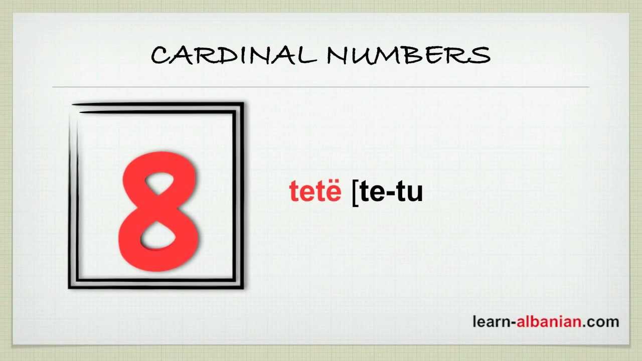 How to say numbers in Albanian? Learn Albanian