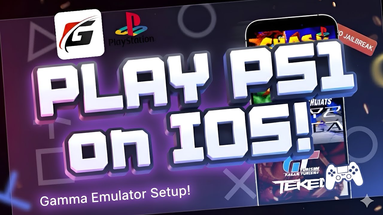 Play PS1 Games on your iPhone & iPad | Best ps1 Emulator for iOS | Gamma Emulator setup Guide on iOS