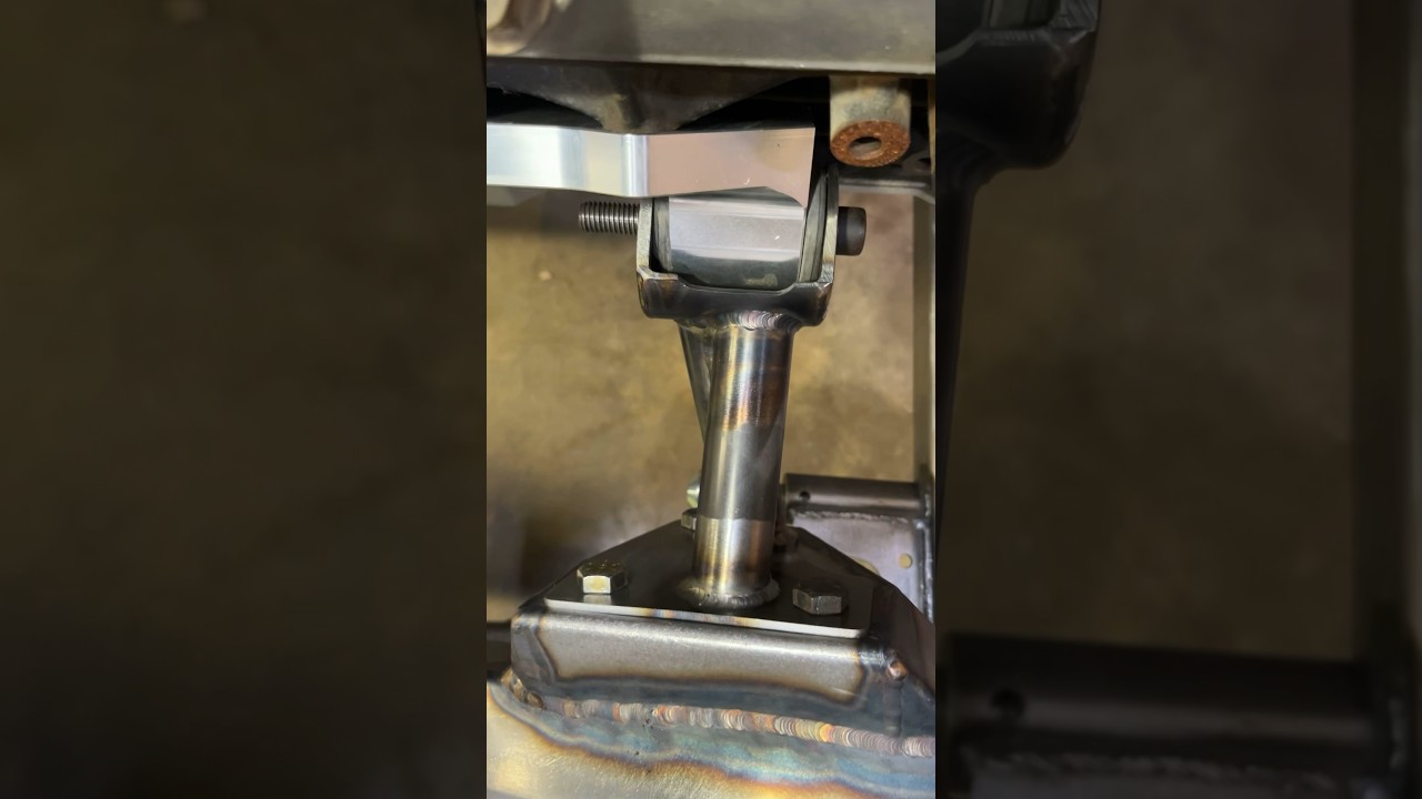 Custom 1970 Dodge Charger LS engine mounts #tigwelding #protouring #lsswap
