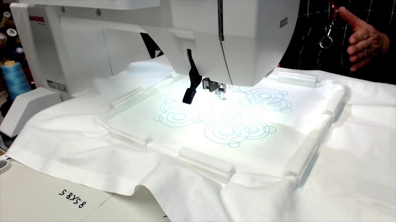 Quilting on an Embroidery Machine- The Idiot Quilter Ep62