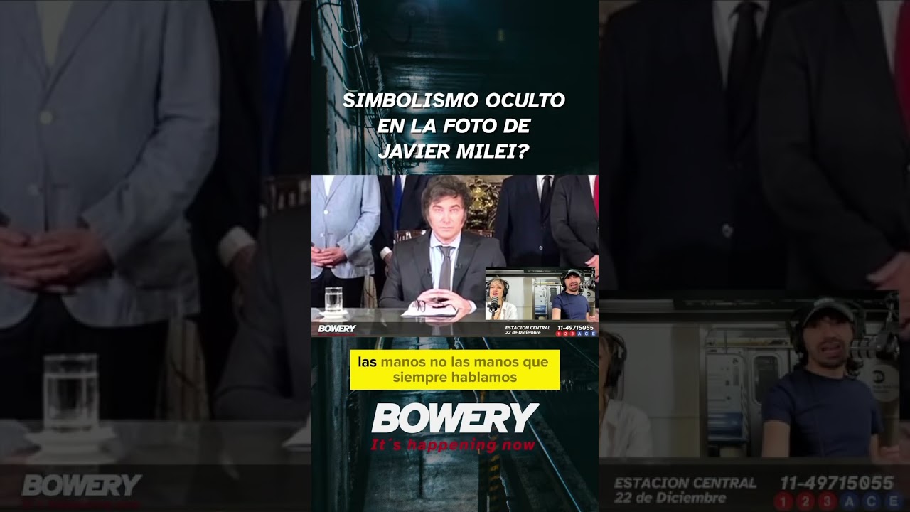 Esta ser&aacute; una foto hist&oacute;rica para Argentina? Qu&eacute; oculta? Simbolog&iacute;a o casualidad? #milei #masoneria