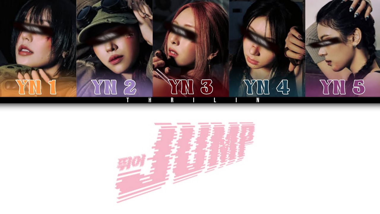 JUMP by Blackpink (Your Girl Group) 5 members version (Colour Coded Lyrics) | Thrilin |