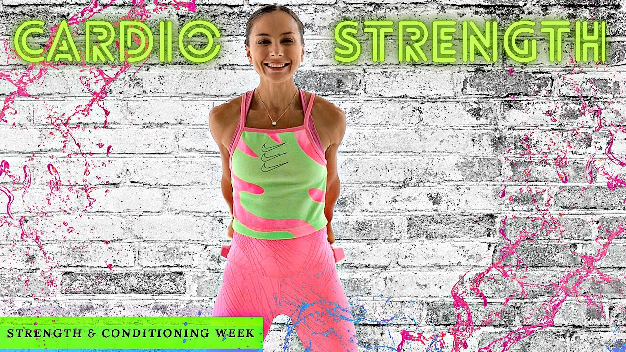 FULL BODY METABOLIC CONDITIONING with weights | Cardio Strength Week
