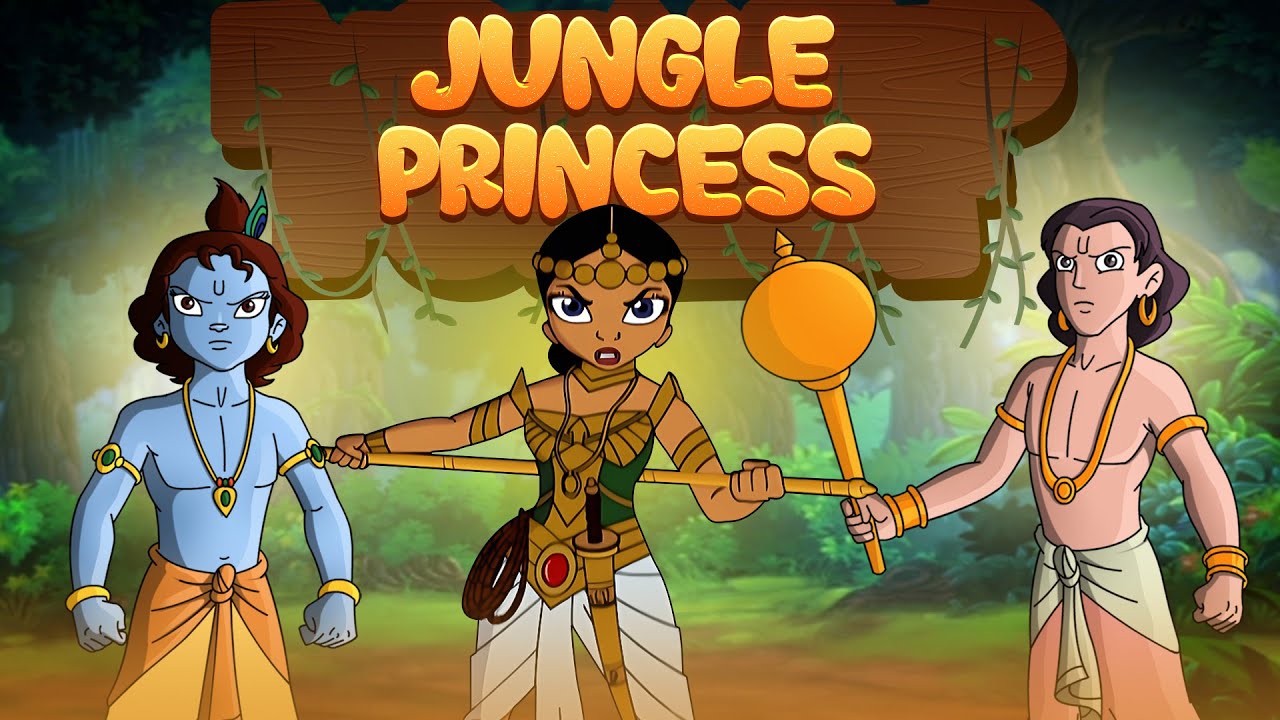 Krishna aur Balram - Jungle Princess | Adventure Videos for Kids | Hindi Kahaniya