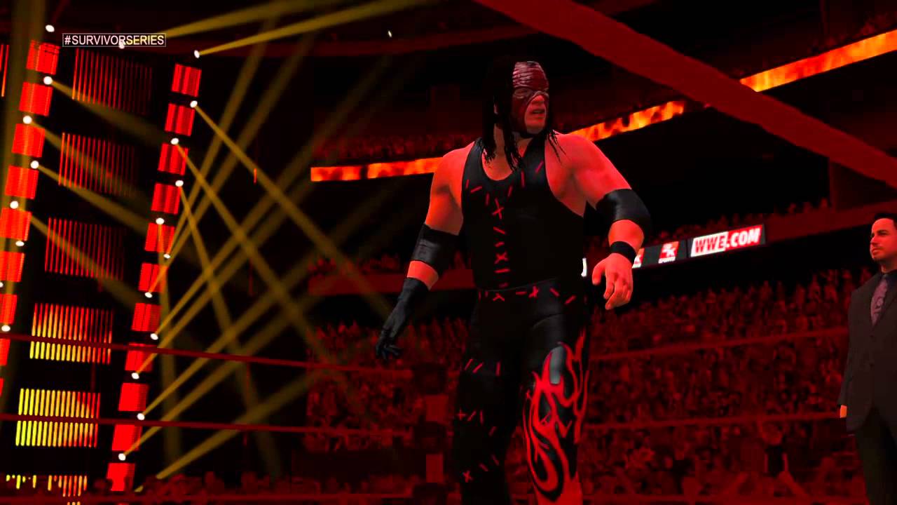 WWE 2K15 Rey Mysterio and Batista Vs. Undertaker and Kane