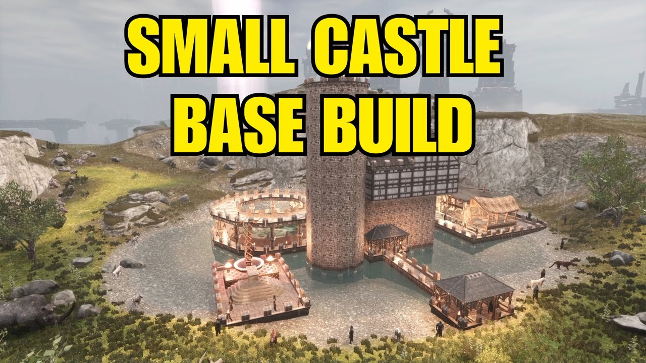 HOW TO BUILD - A SMALL CASTLE BASE  - CONAN EXILES