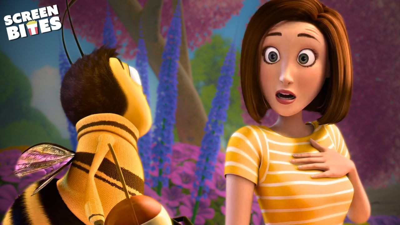 The Cursed Love Story Between a Human And A Bee | Bee Movie (2007) | Screen Bites