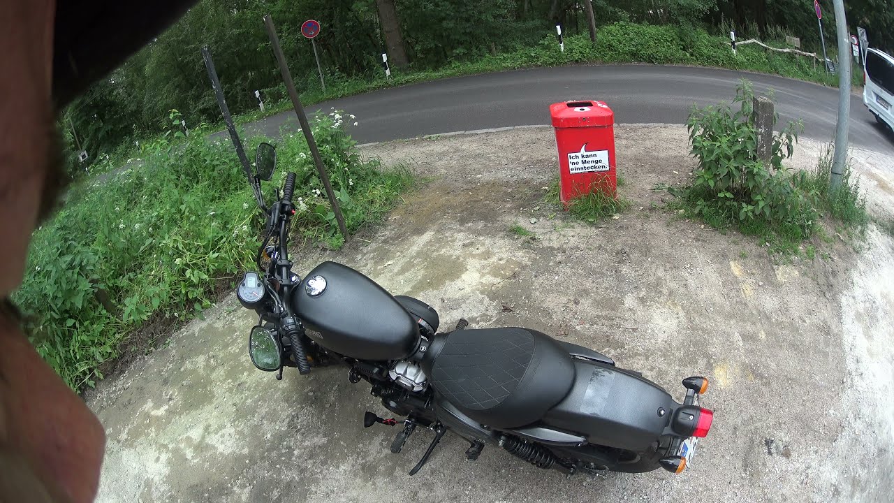 Testfahrt Hyosung Bobber GV 125 s