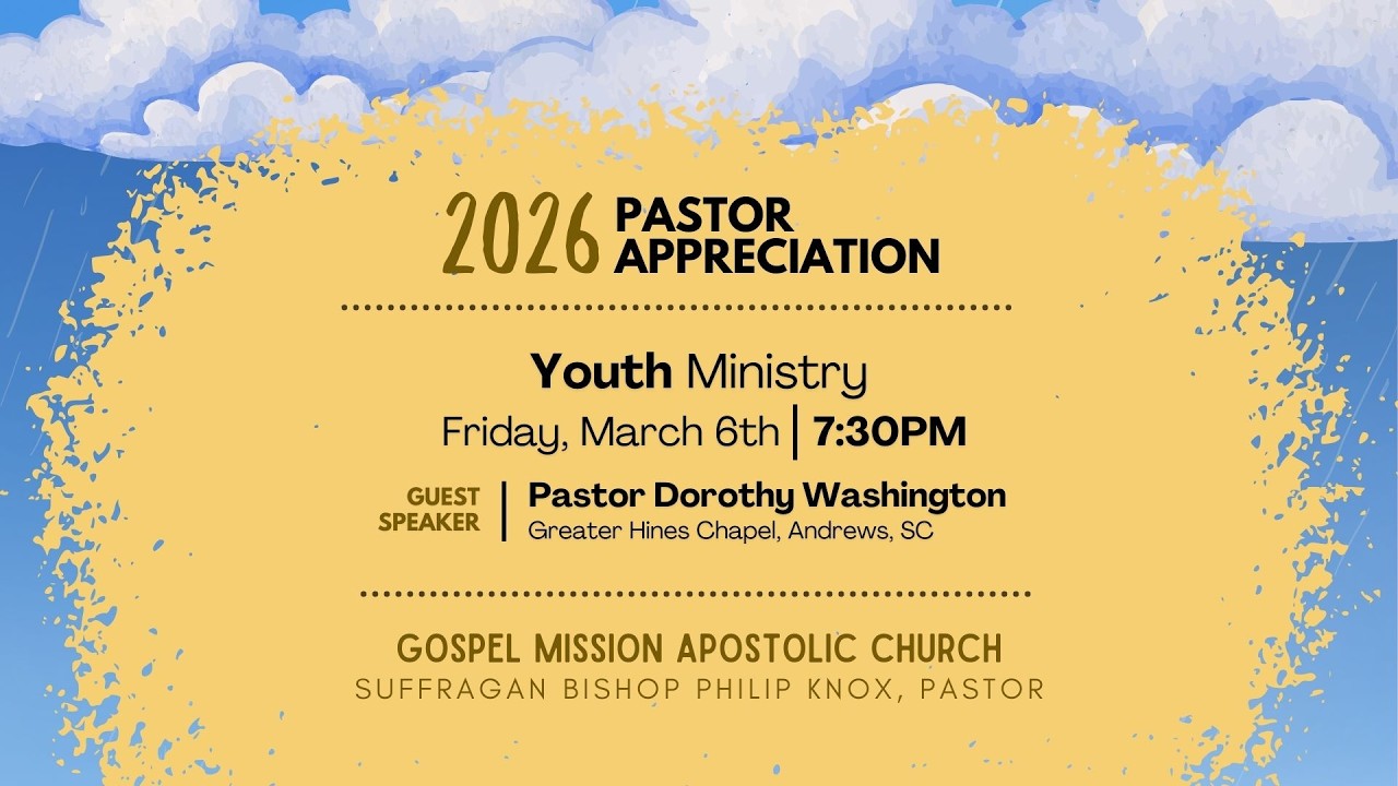 Friday Service - Pastor Appreciation 2026