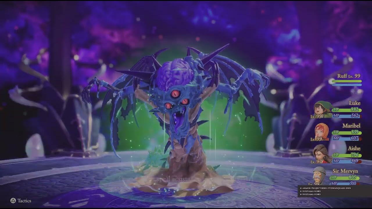 DRAGON QUEST VII Reimagined: Absolutely Embarrassing Final Boss Orgodemir Level 99 Easy Difficulty