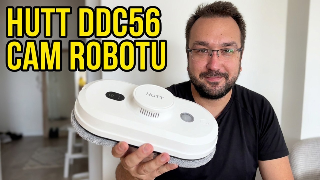 Cam temizleme robotu Hutt DDC56 Kutu açılışı ve ilk izlenim Bölüm 1
