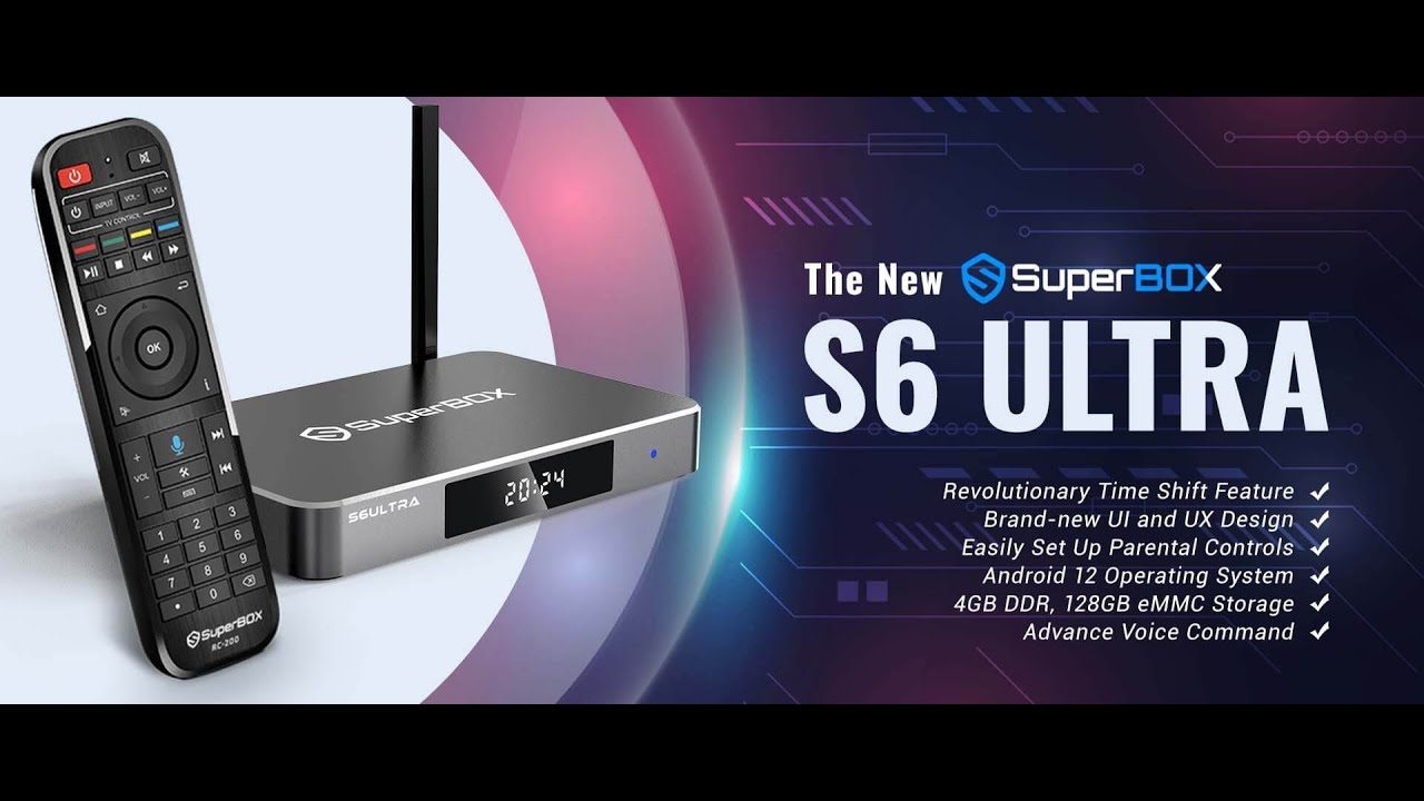 NEW SuperBox S6 Ultra -- Android TV Box
