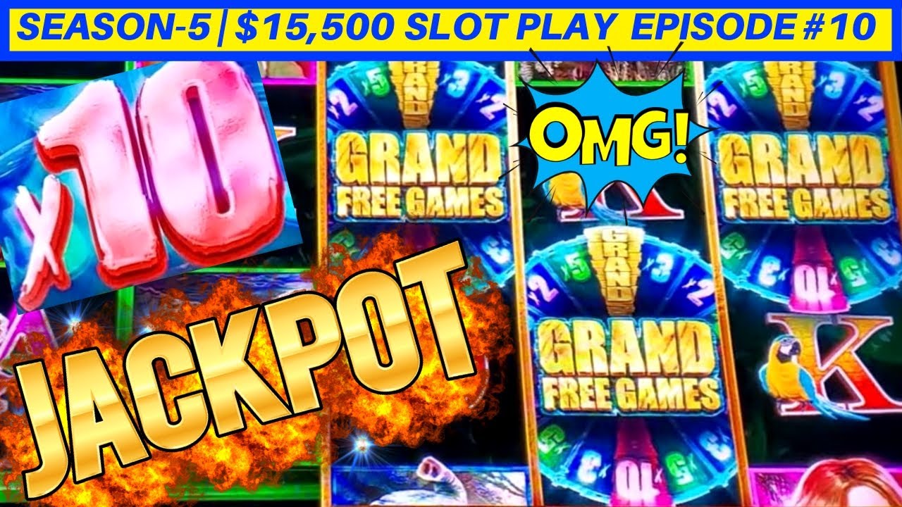 Tarzan GRAND Slot Machine HANDPAY JACKPOT w/MAX BET | Season-5 | EPISODE #10