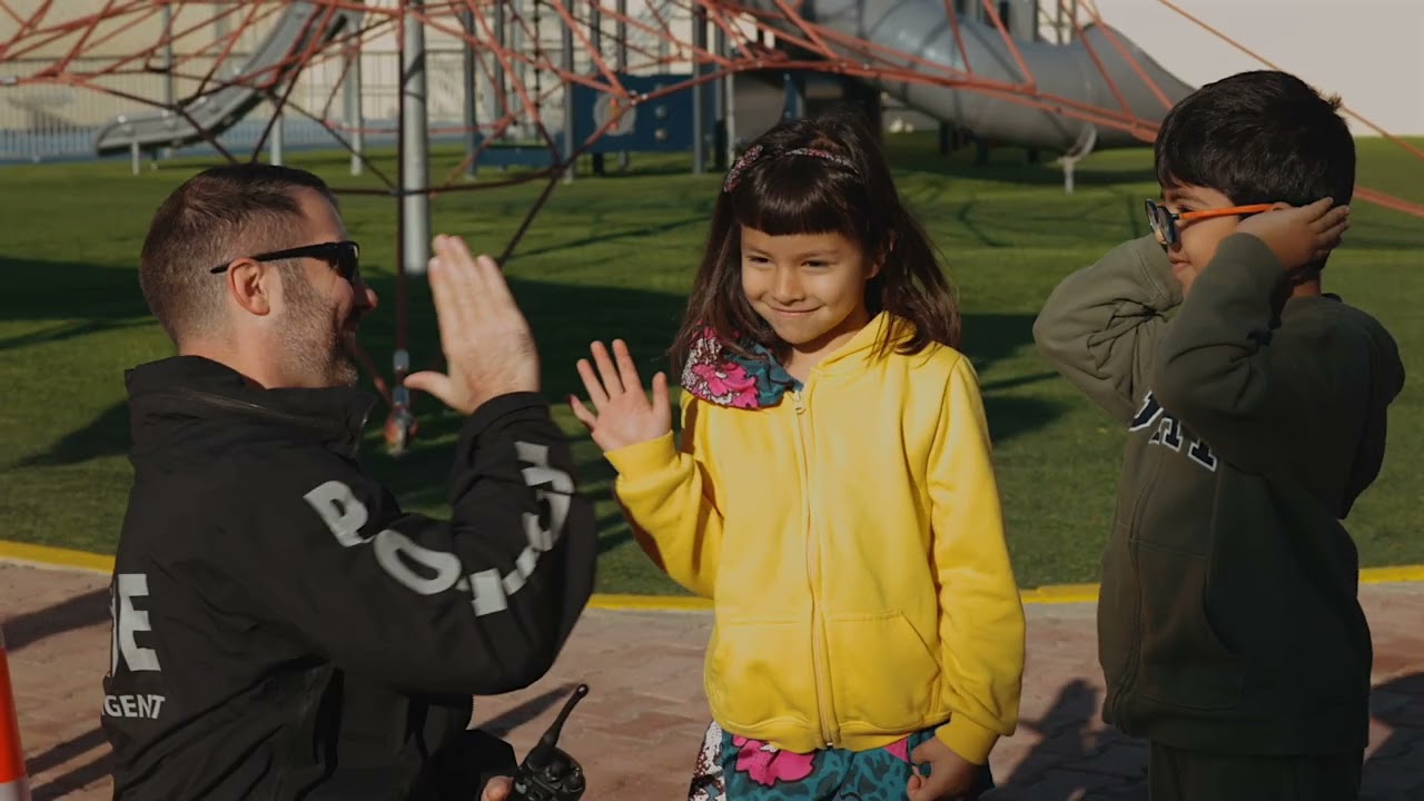 Kindergarteners Meet the Regional Security Officers and ACST Security