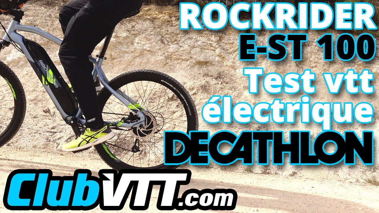 Test vtt électrique ROCKRIDER e-st 100, le vtt électrique Decathlon pas cher à 999 euros - 726