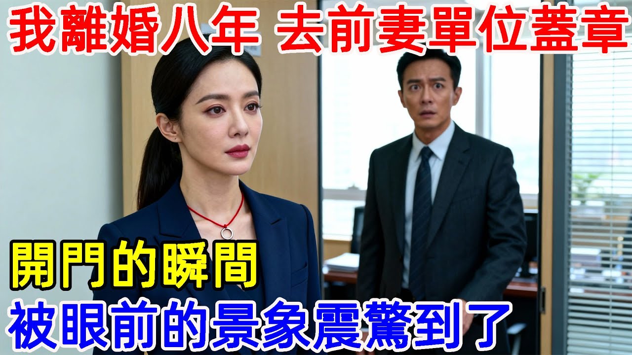 我離婚八年 去前妻單位蓋章，開門的瞬間，被眼前的景象震驚到了。#故事頻道 #故事分享 #情感#臺灣#情感故事#幸福人生