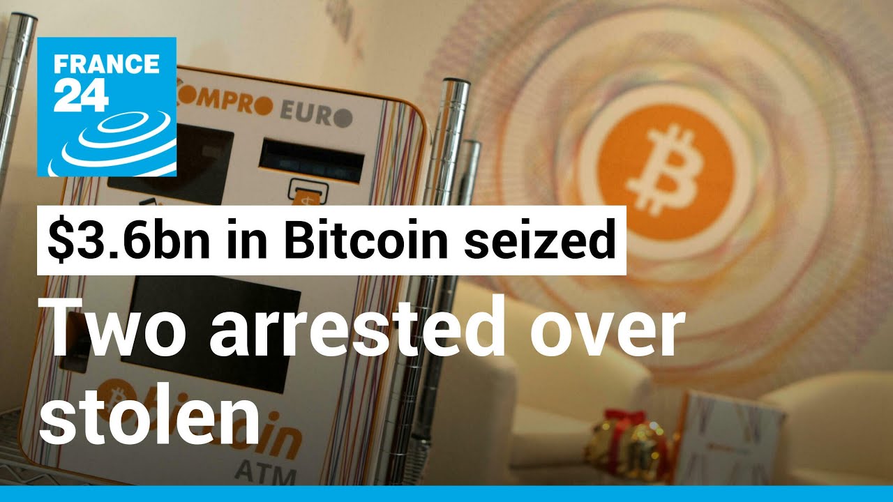 Bitcoin dips after US officials seize $3.6 billion of stolen cryptocurrency &bull; FRANCE 24 English