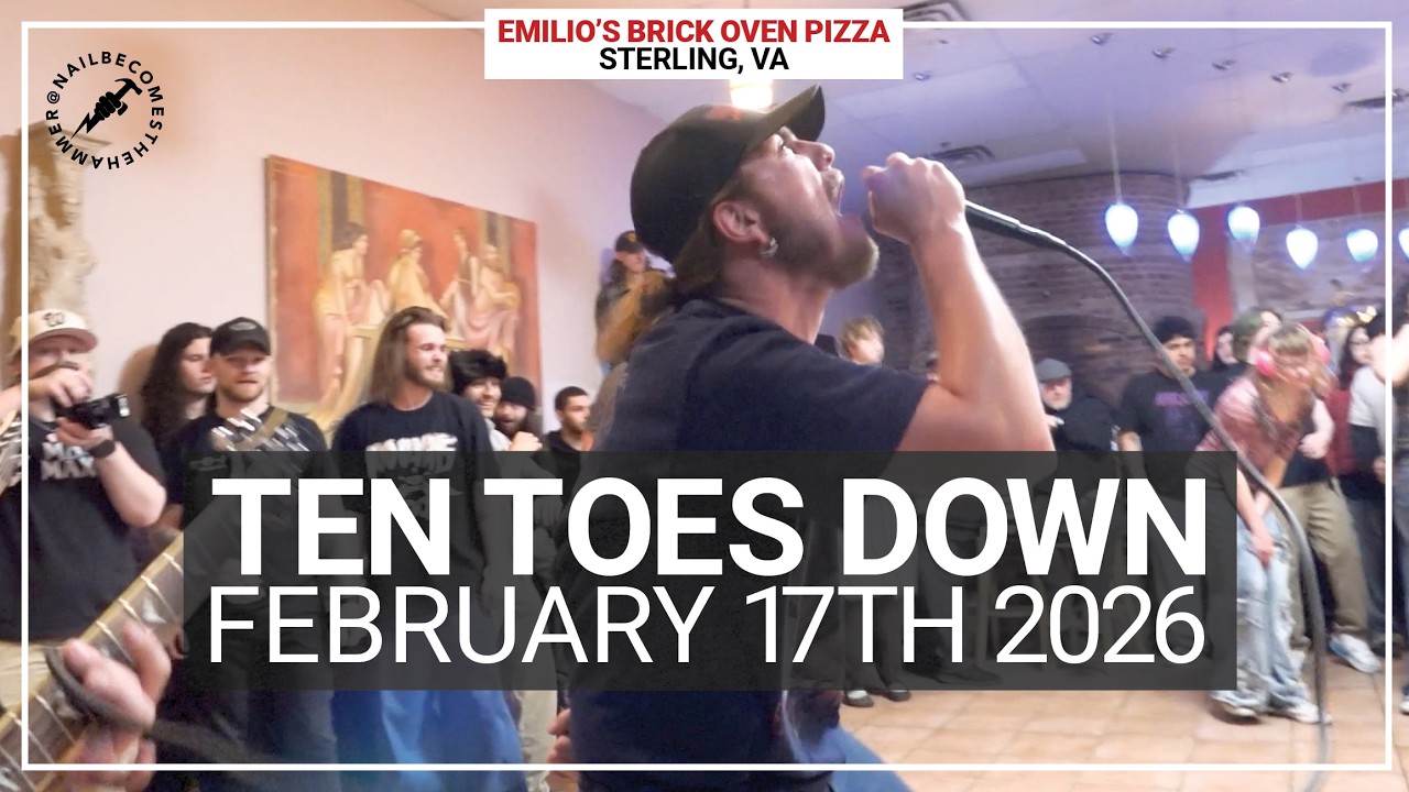 TEN TOES DOWN @ Emilio's Brick Oven Pizza (Sterling, VA) - February 17th 2026 *FULL SET*