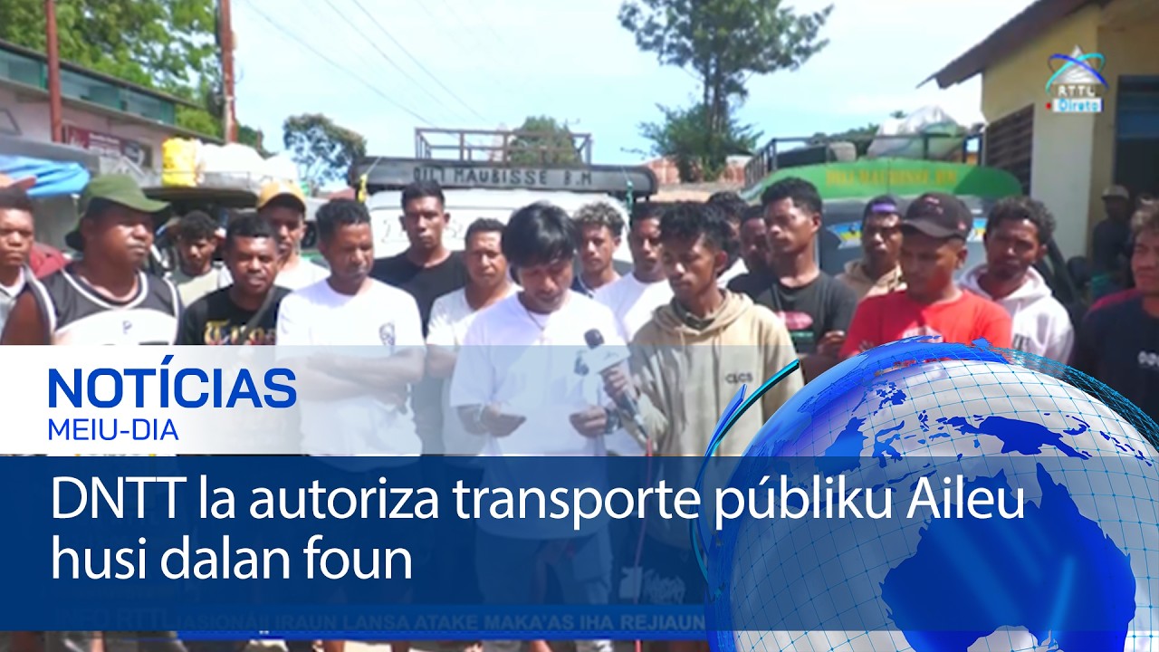 DNTT la autoriza transporte públiku Aileu husi dalan foun