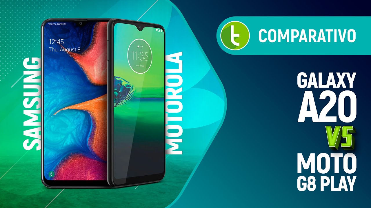 GALAXY A20 vs MOTO G8 PLAY: quando a FALTA DE MEMÓRIA põe TUDO A PERDER