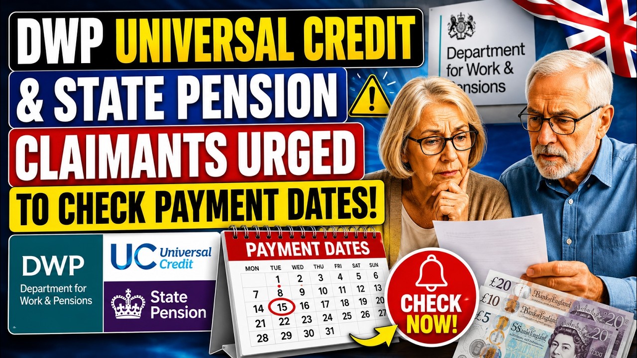 Dwp Universal Credit and state pension claimants urged to check payment dates