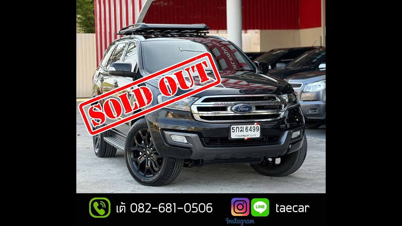 Ford Everest 2.2 Titanium 2WD มือเดียว เดิมสนิท เช็คศูนย์