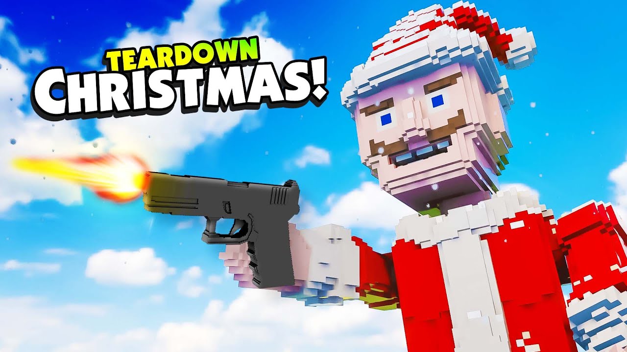 Destroying CHRISTMAS Ragdolls in Teardown Mods