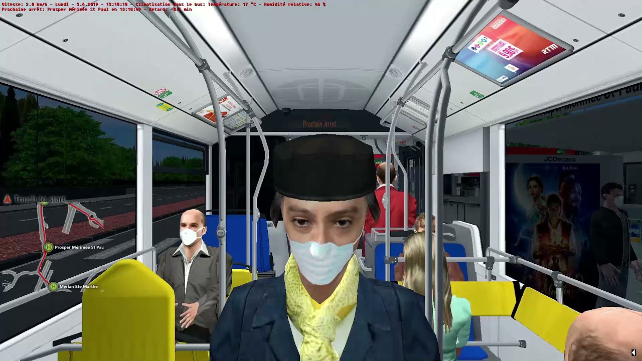 OMSI 2 MAP Marseille ligne 33 Saint Jérôme Parking-Réformé canebière