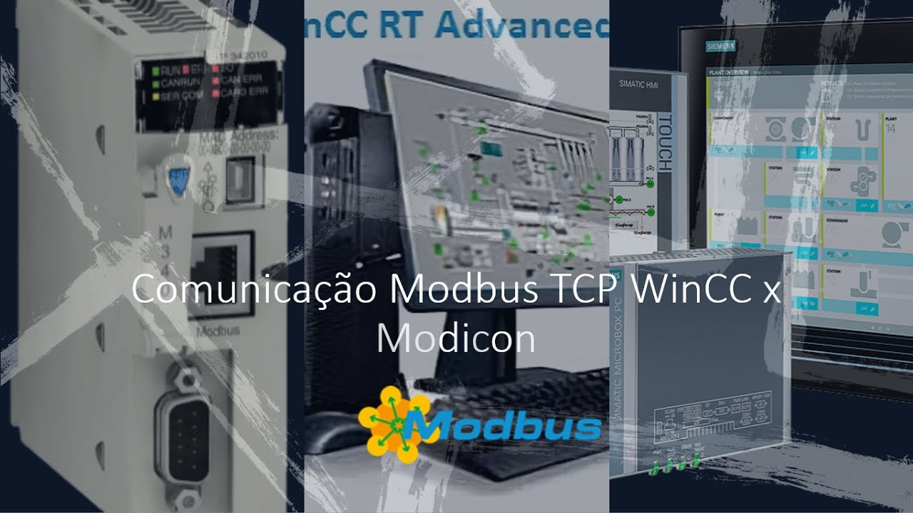 Comunicação Modbus TCP entre WinCC e Modicon M340