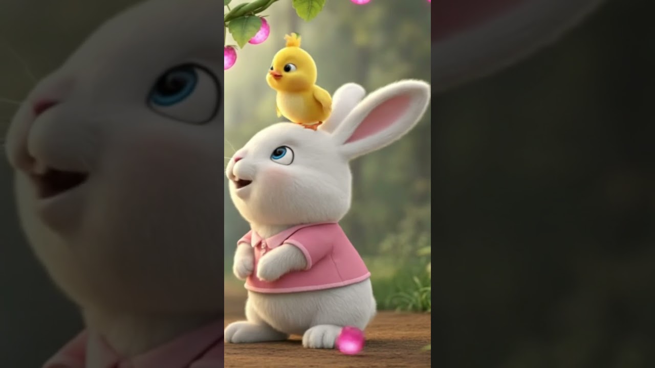🌳😂 Funny Forest Frolic! 🍓✨ | Bunny, Duck & Baby Bird’s Adventure 