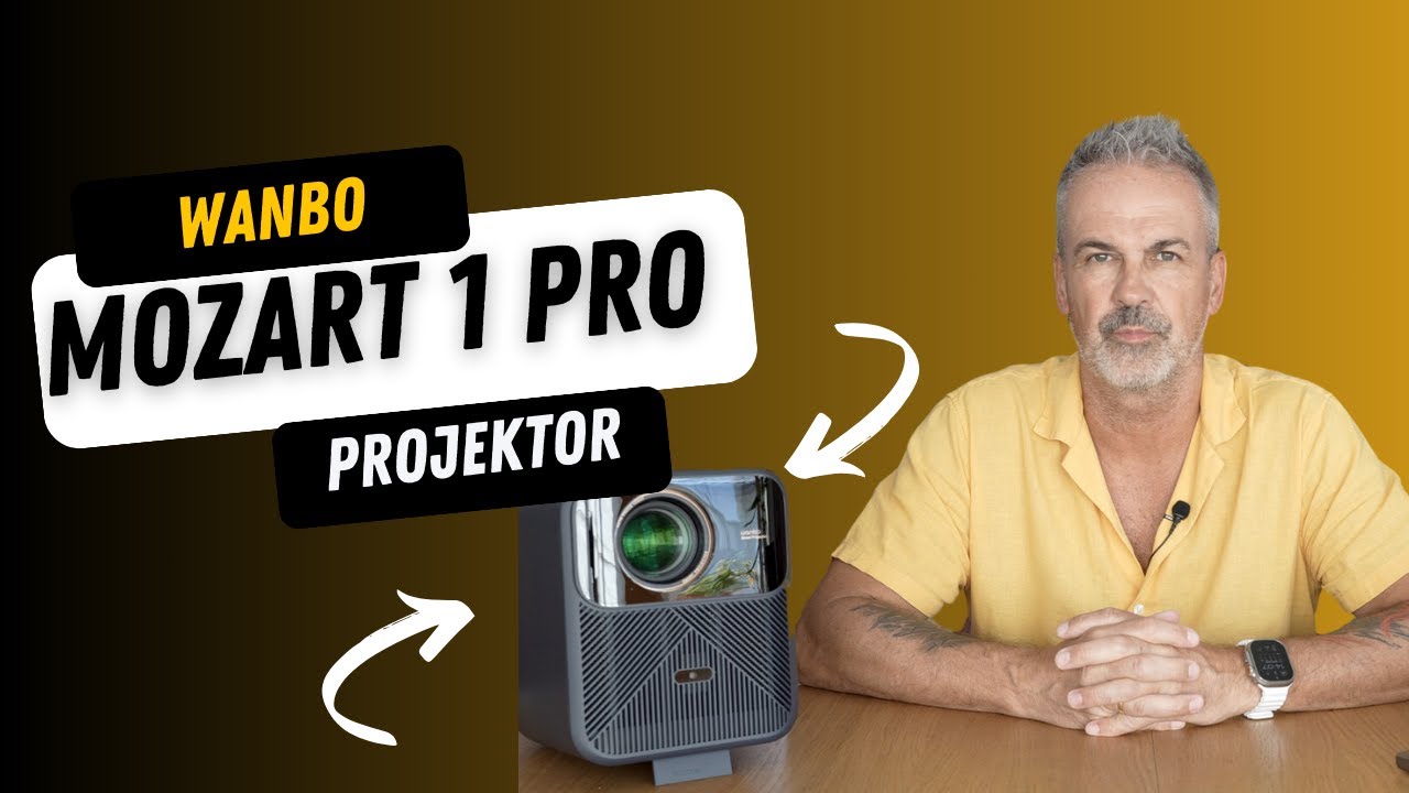 Wanbo Mozart 1 Pro - 900 ANSI Lumen&oacute;w i Android TV 11.