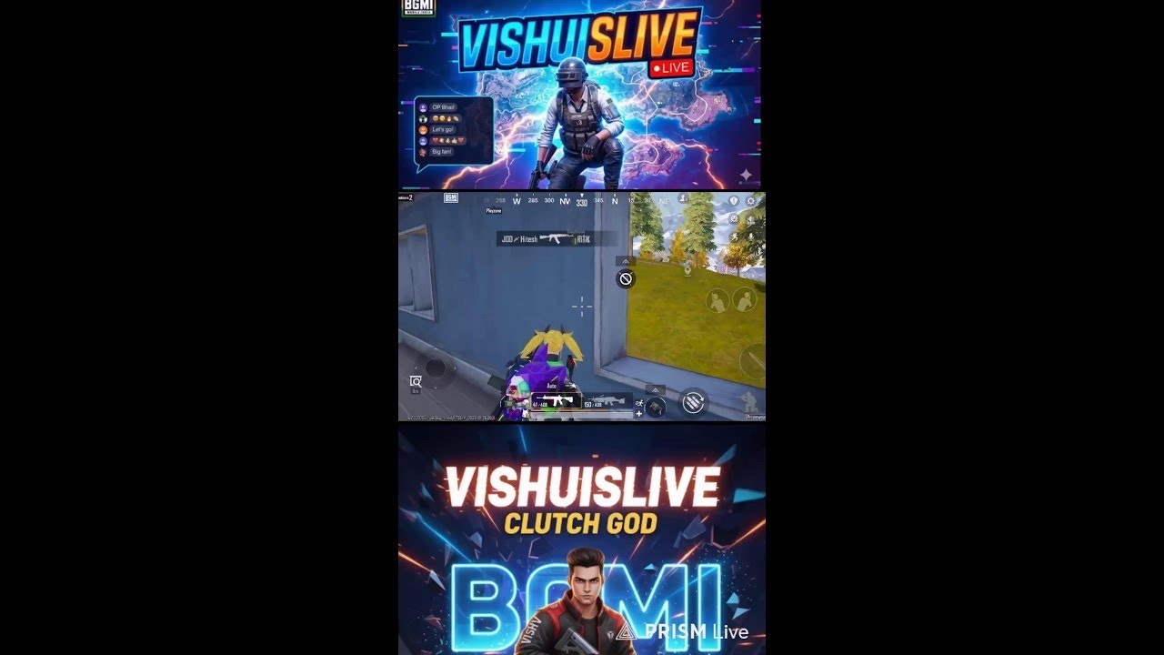 LIVE 🔴 | BGMI Agressive Gameplay 🔥 | Road To Conqueror 💪 | Vishuislive#livefeed
