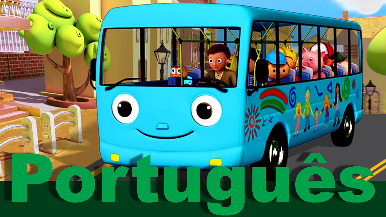 As rodas do ônibus | Versão 4 | Canções infantis | LittleBabyBum