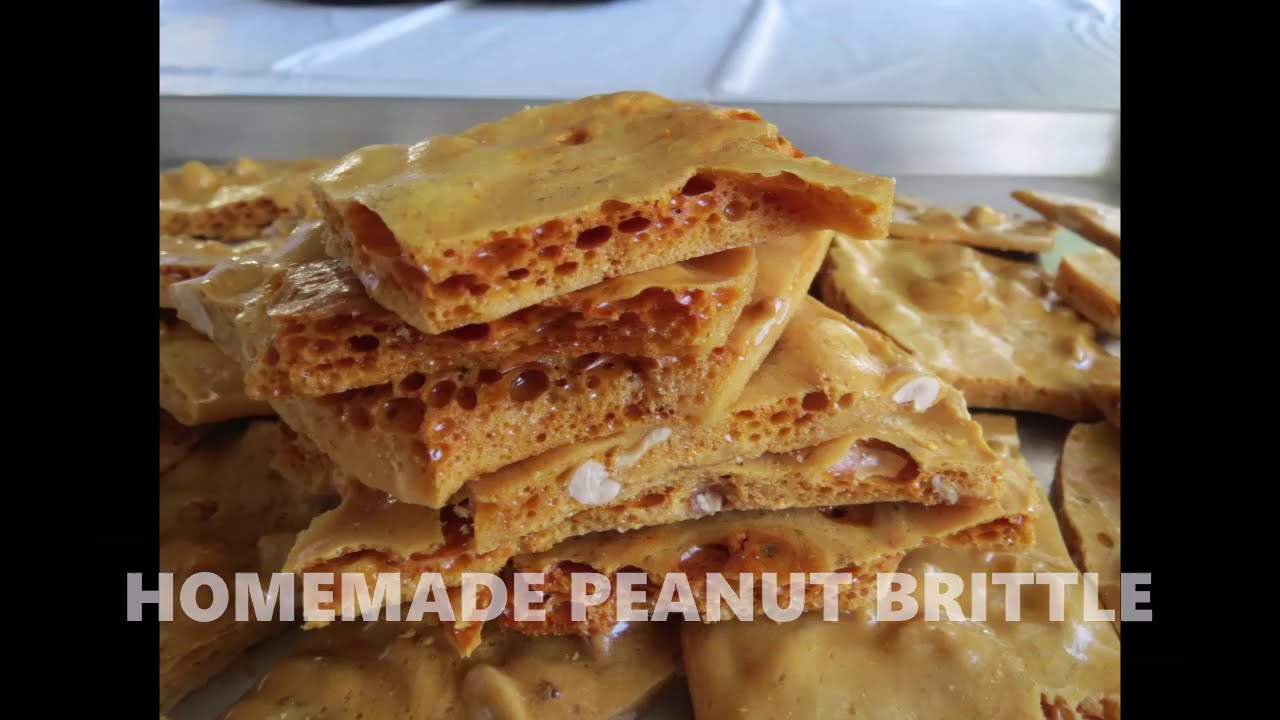 HOMEMADE PEANUT BRITTLE Crack into Perfection