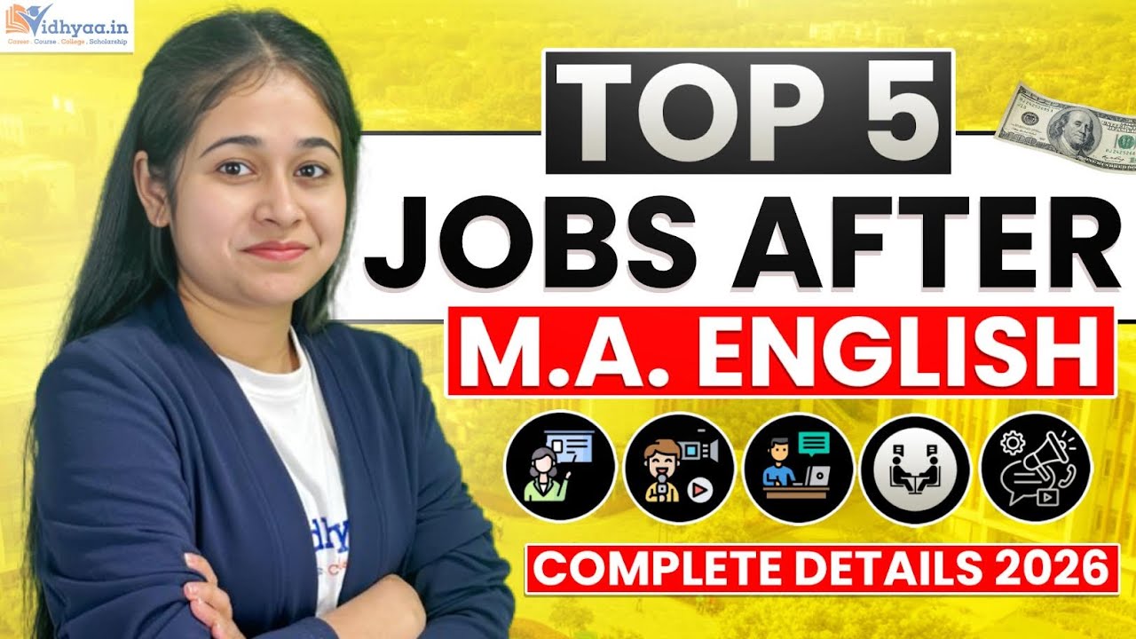 Top 5 Jobs After MA English | Salary, Roles, Skills & Career Scope Explained