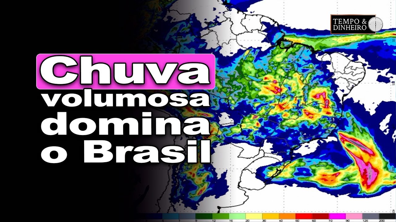 Chuva volumosa no Sudeste, Nordeste e Centro-Oeste . Veja a previsão até o dia 02 de fevereiro