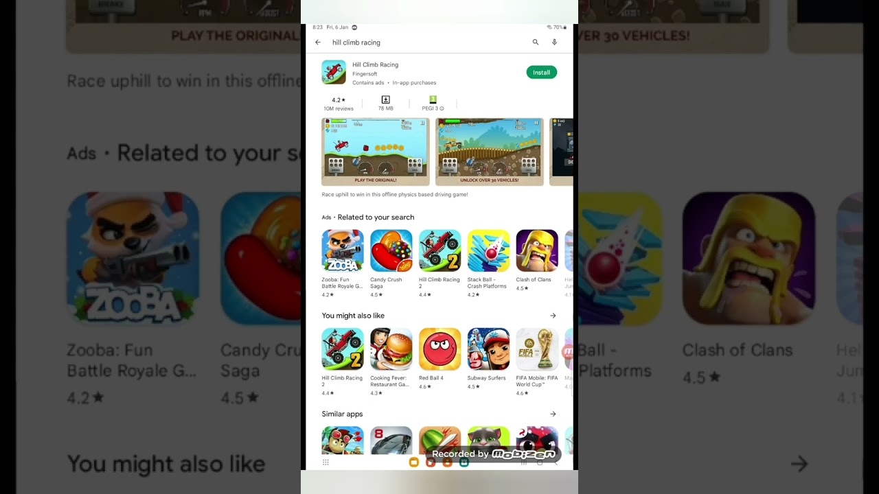 how to download hill climb racing #game #hillclimbracing #android #like #share #subscribe