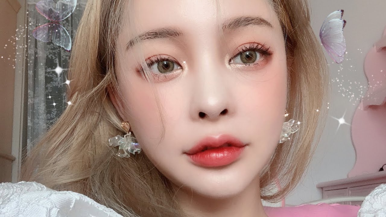 ENG | 청량해 보이는 여름 핑크메이크업✨(feat.탈색헤어 관리법)