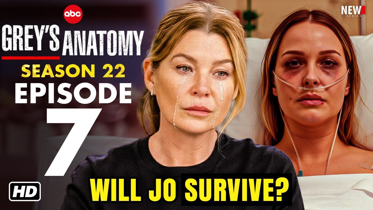 Grey's Anatomy Season 22 Episode 7 Trailer - First Look, Will Jo survive? Release Date, 22x07 Promo