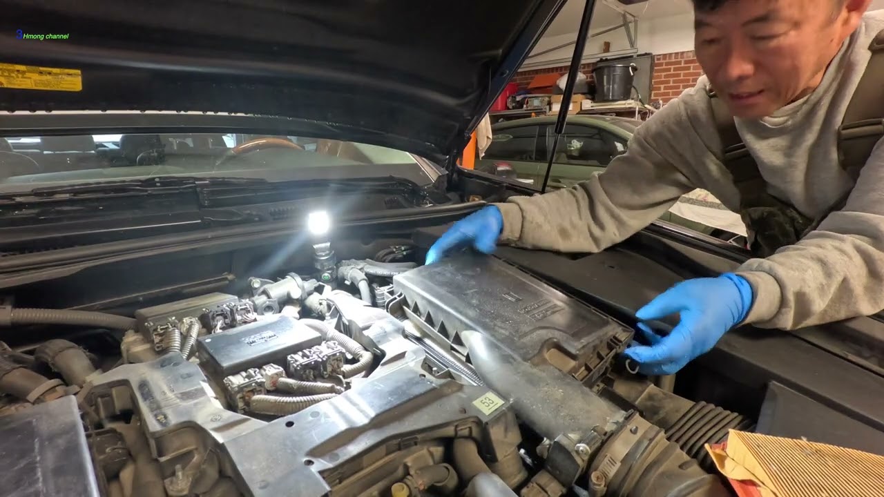 Как заменить воздушный фильтр на Lexus LS460