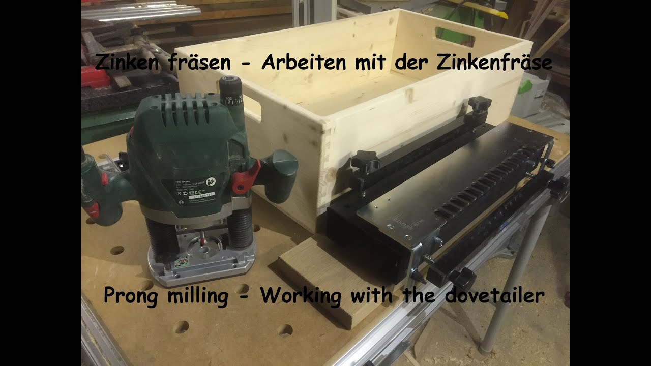 Kiste bauen - Zinkenfräsen - Zinkenfräsgerät - DIY - Helmchen