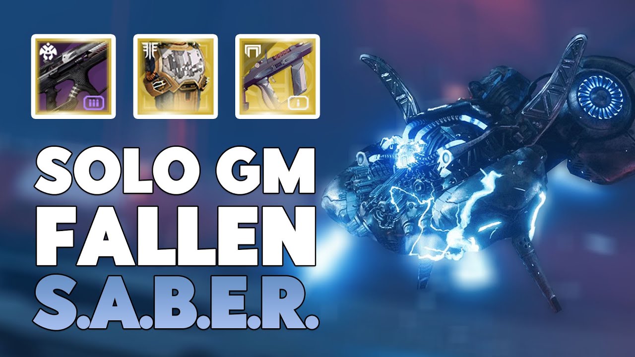 [Destiny 2] Solo Grandmaster Nightfall Fallen S.A.B.E.R with Titan