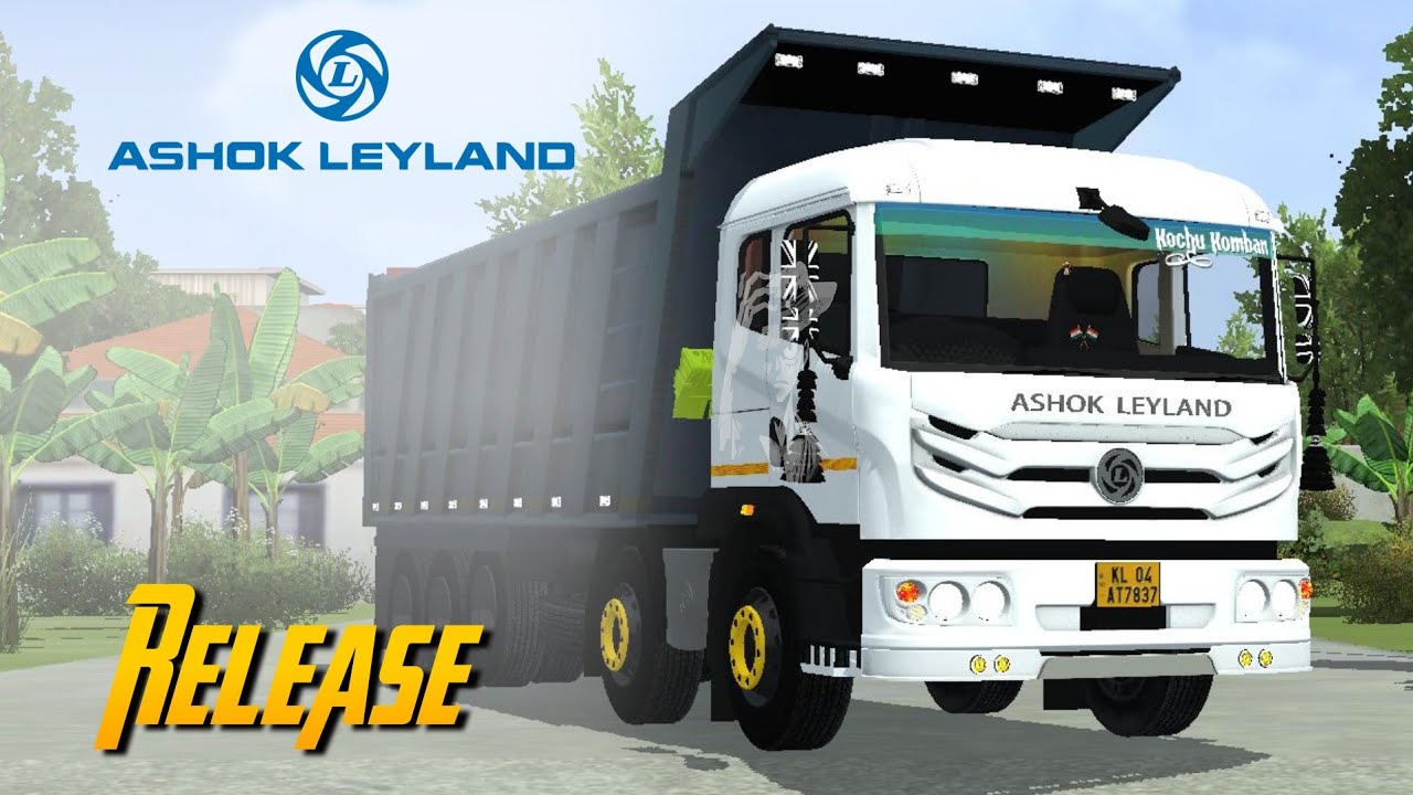 NEWYEAR special Leyland AVTR bs6 tipper  release |DUDE MODS YT|