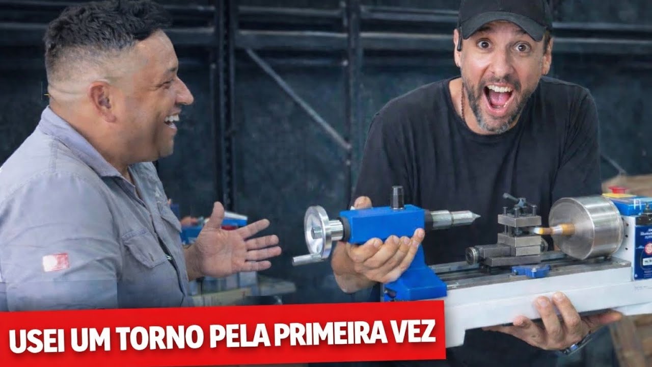 Fui visitar o Passarote… e voltei com um torno (Nunca tinha usado torno antes) 