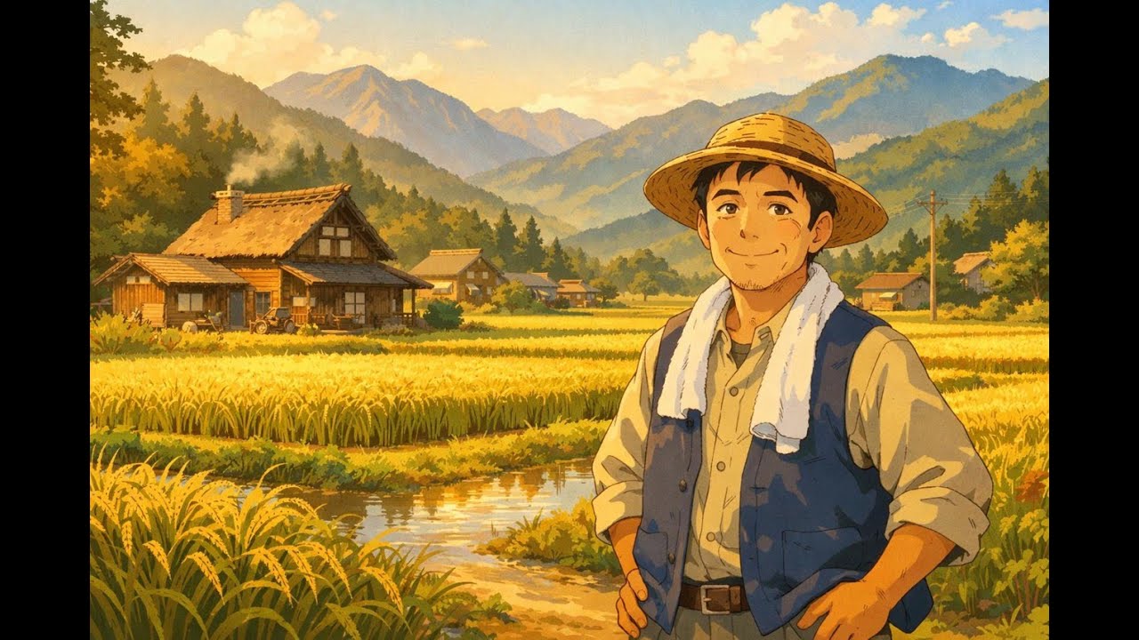 Peaceful Countryside: Daily Life of a Japanese Farmer | Calm Anime Story