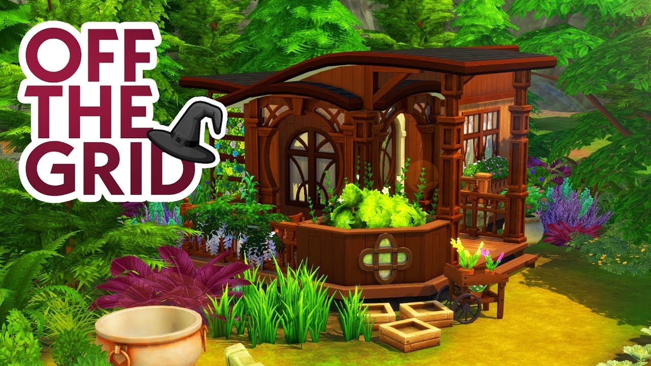 SPELLCASTER'S TINY HOUSE // Sims 4 Speed Build