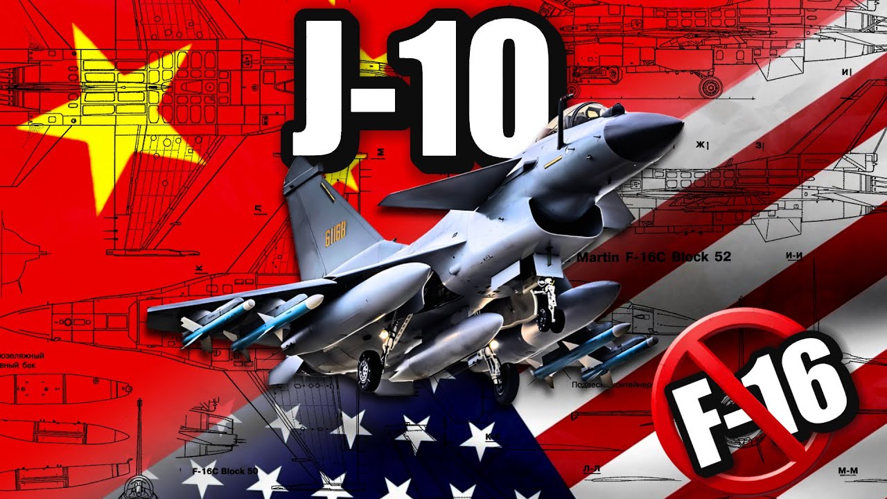 ¿China ROBÓ el diseño del F-16? La polémica detrás del J-10