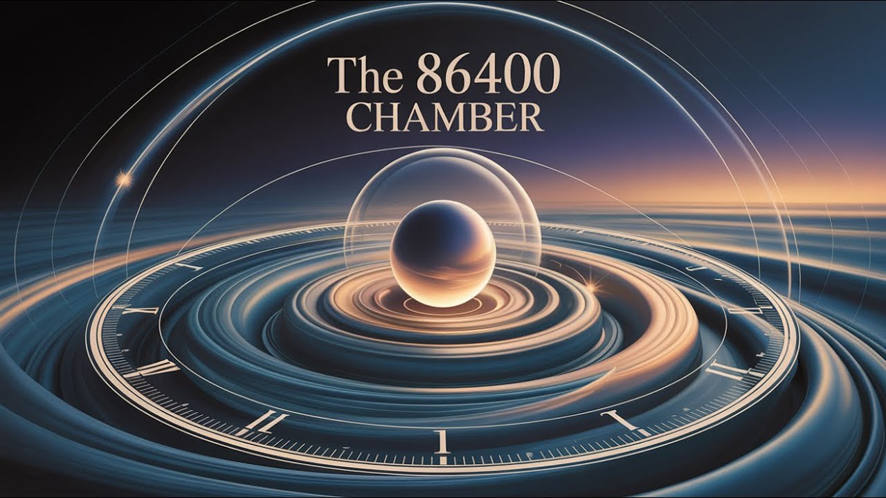 The 86400 Chamber | 0.864 Hz Circadian Reset Lattice | 8 Hours - Black Screen